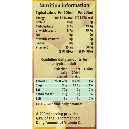 Kulana Orange Juice 12 x 1ltr
