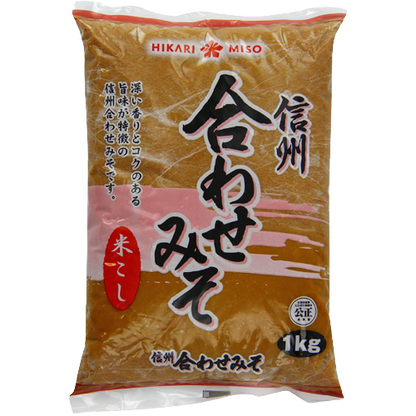 Hikari Shinshu Awase Brown Miso Paste 1kg