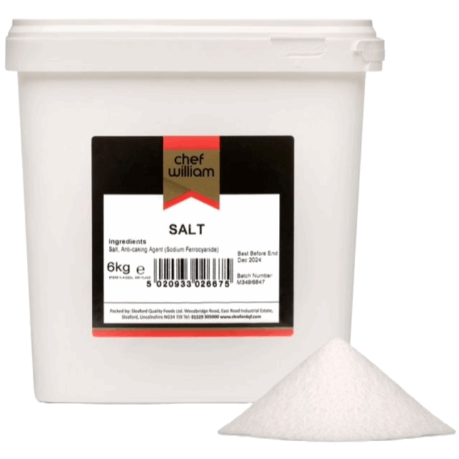 Chef William Table Salt 6kg